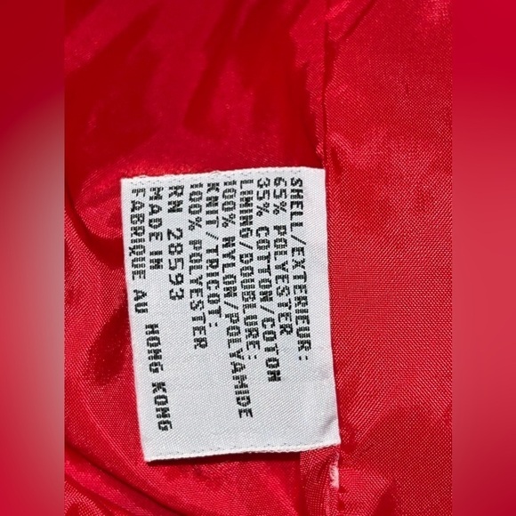 VINTAGE Members Only Red Jacket Size 46 - Picture 10 of 14